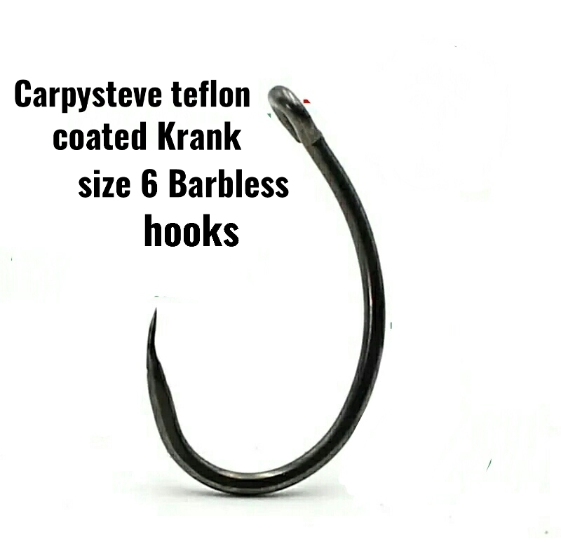 New Product; Carpysteves Krank size 6 barbless hooks