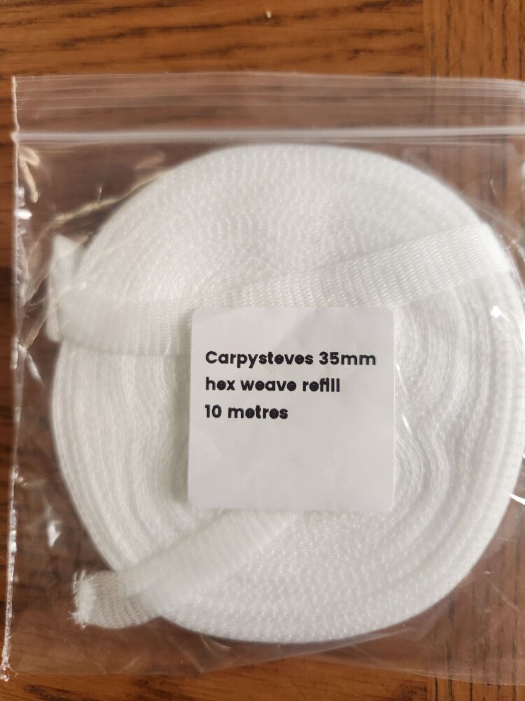 NEW: Carpysteves 10 metre Hex-Weave Pva Mesh Refill 35mm Standard Size (wid