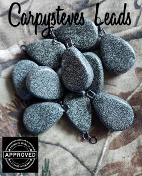 New Product; 10 x Carpysteves 2oz Army Camo Smooth Flat Pear Leads