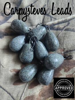New Product; 10 x Carpysteves 3oz Army Camo Smooth Dumpy Pear Leads