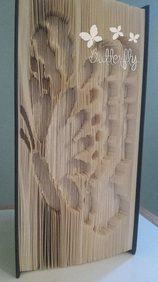 Book Folding Pattern - 'Butterfly 2' (200 Pages)