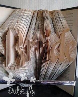 Book Folding Pattern 'Bride' (265 Folds)