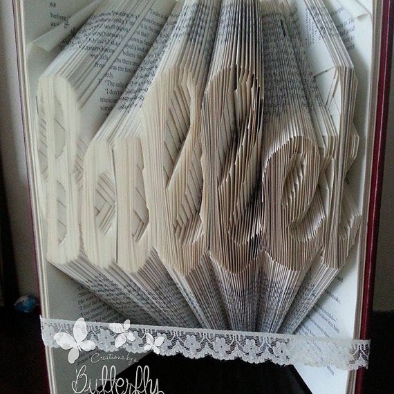 Book Folding Pattern 'Ballet' (285 Folds)