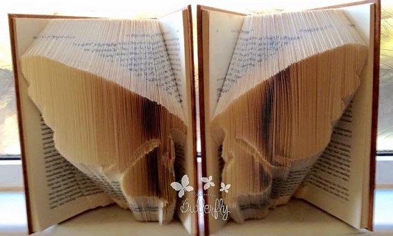 Book Folding Pattern 'Butterfly Wings' (428 Folds for pair)