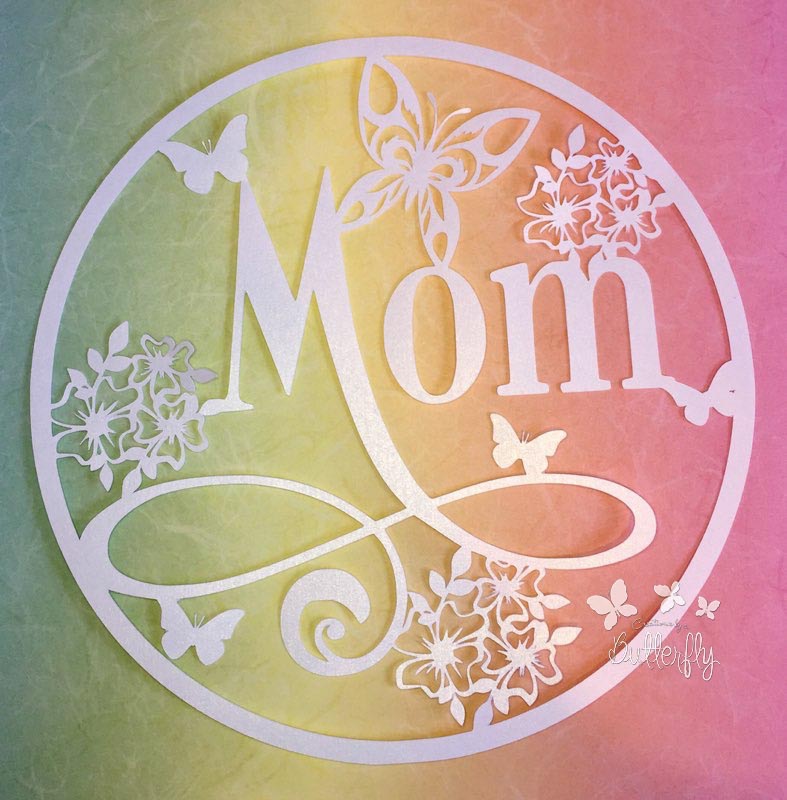 Mom - Paper Cutting Template *Commercial Use*