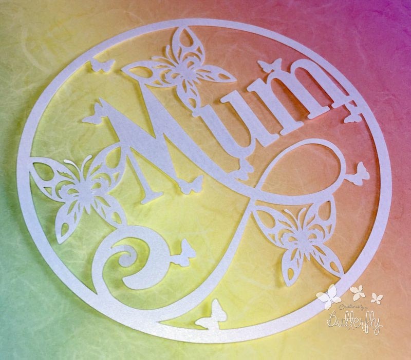 Mum - Paper Cutting Template *Commercial Use*