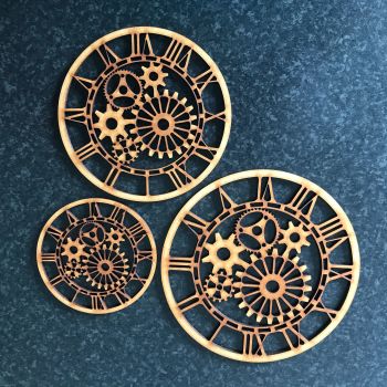Steampunk Clock Faces (3 pack)