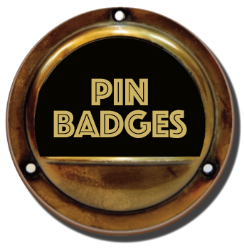 Pin Badges -Metal & Enamel Finish