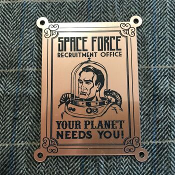 Space Force Plaque
