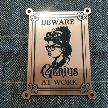 Lady Genius Plaque