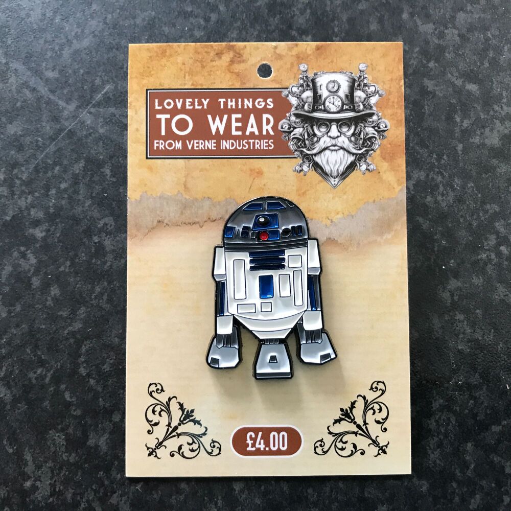 R2D2 Enamel Pin Badge