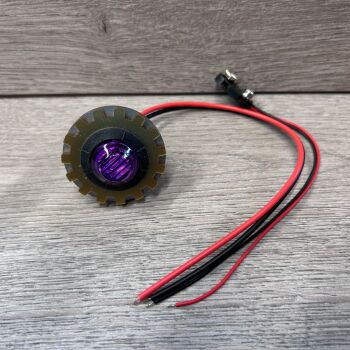 Round Indicator Lights - Purple (Large)