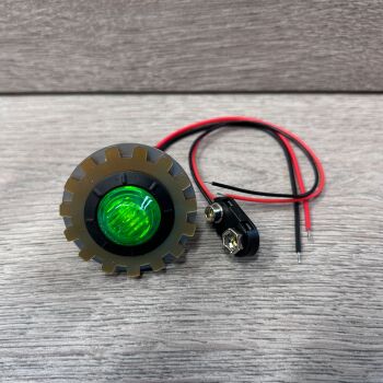 Round Indicator Lights - Green (Large)