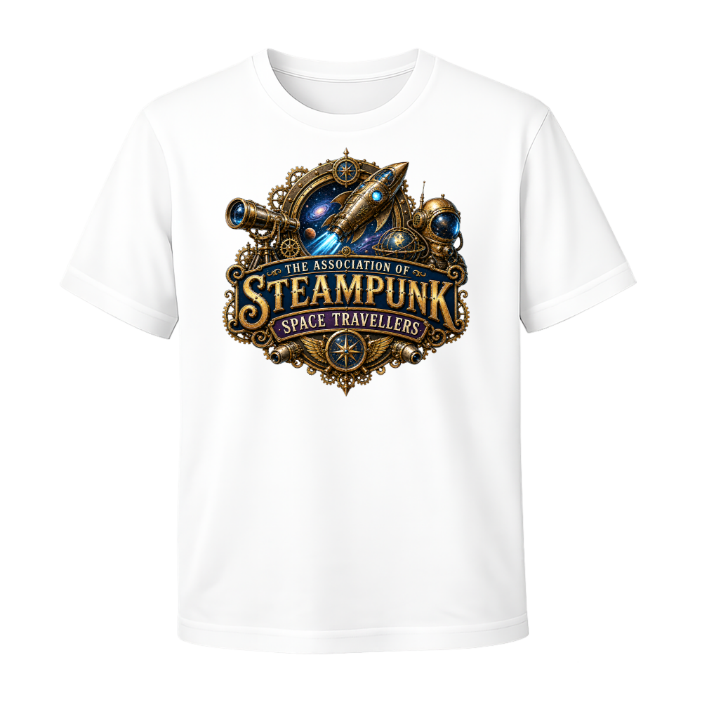 The Association of Steampunk Space Travellers T-Shirt