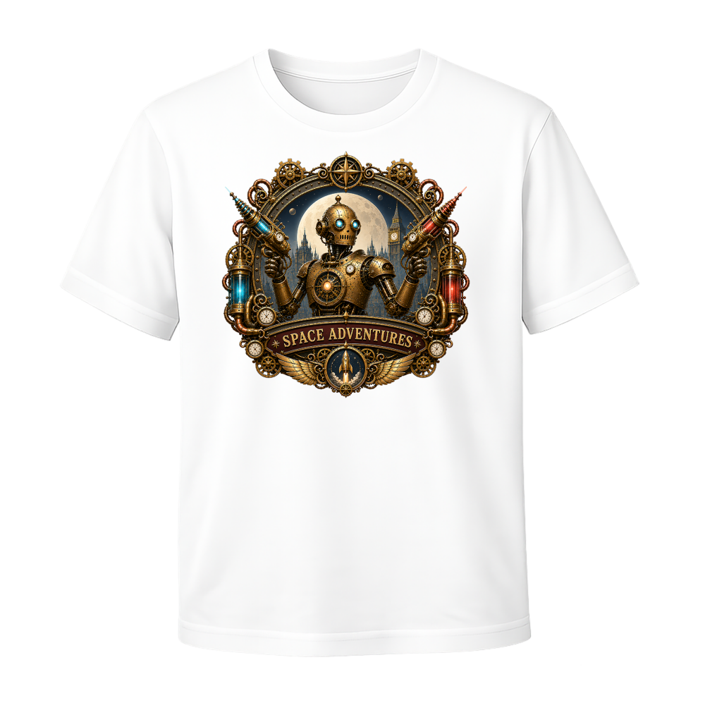 Space Adventure Robot T-Shirt