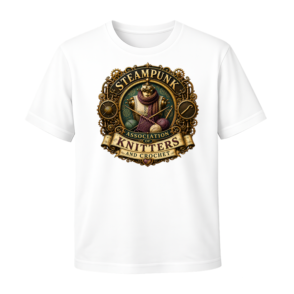 Steampunk Knitters & Crochet T-Shirt