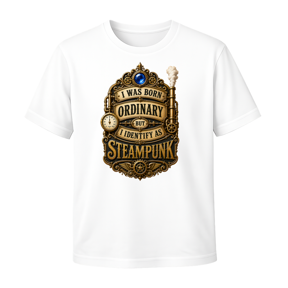 I was Born Ordinary but I identify as Steampunk T-Shirt