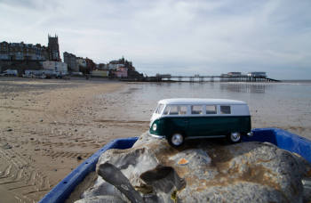 camper van at Cromer