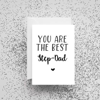'You Are The Best Step-Dad' Card