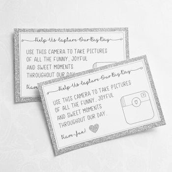 Help Us Capture Our Big Day Cards