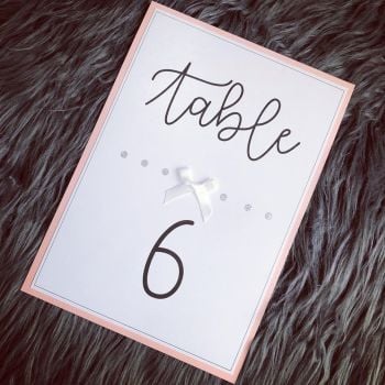 Table Numbers