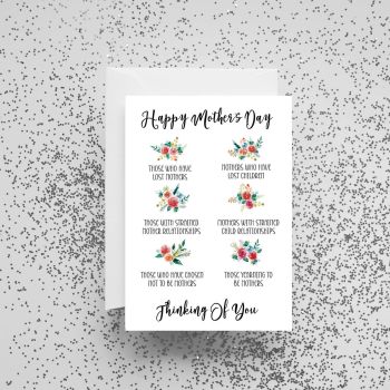 'Happy Mother's Day - Thinking of You' Card