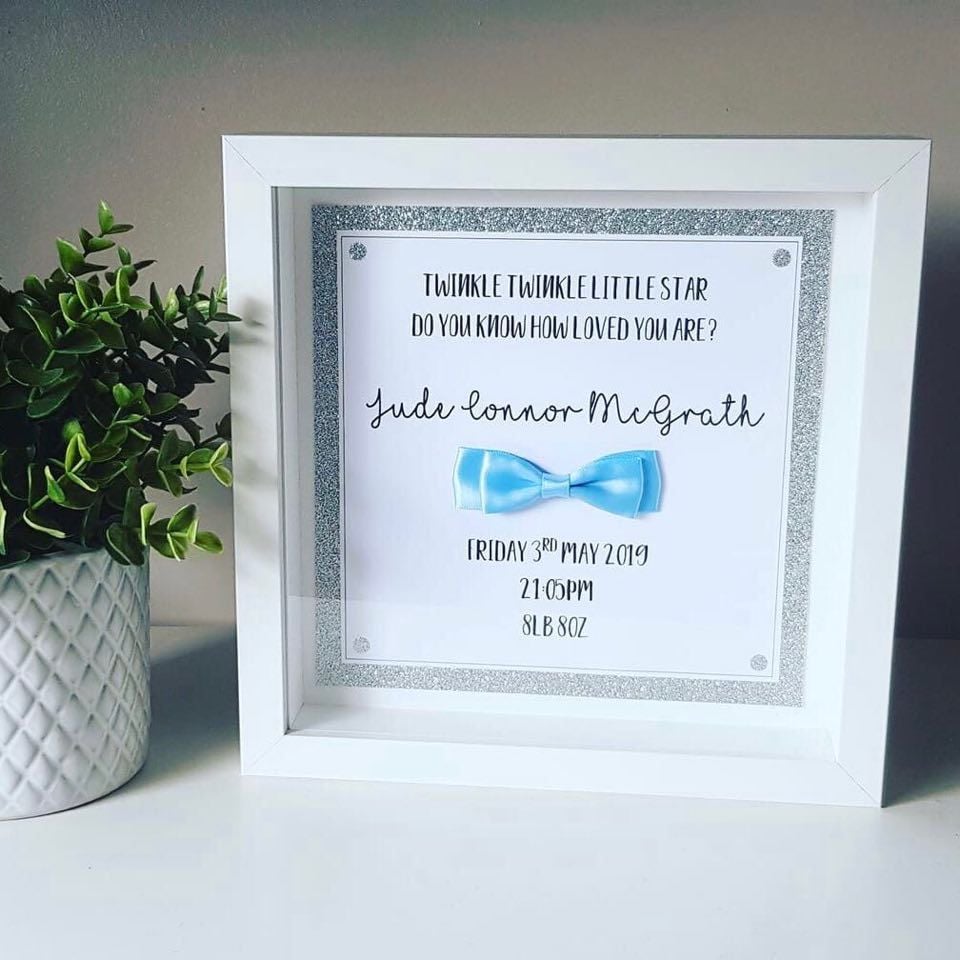 Twinkle Twinkle Little Star Personalised Frame