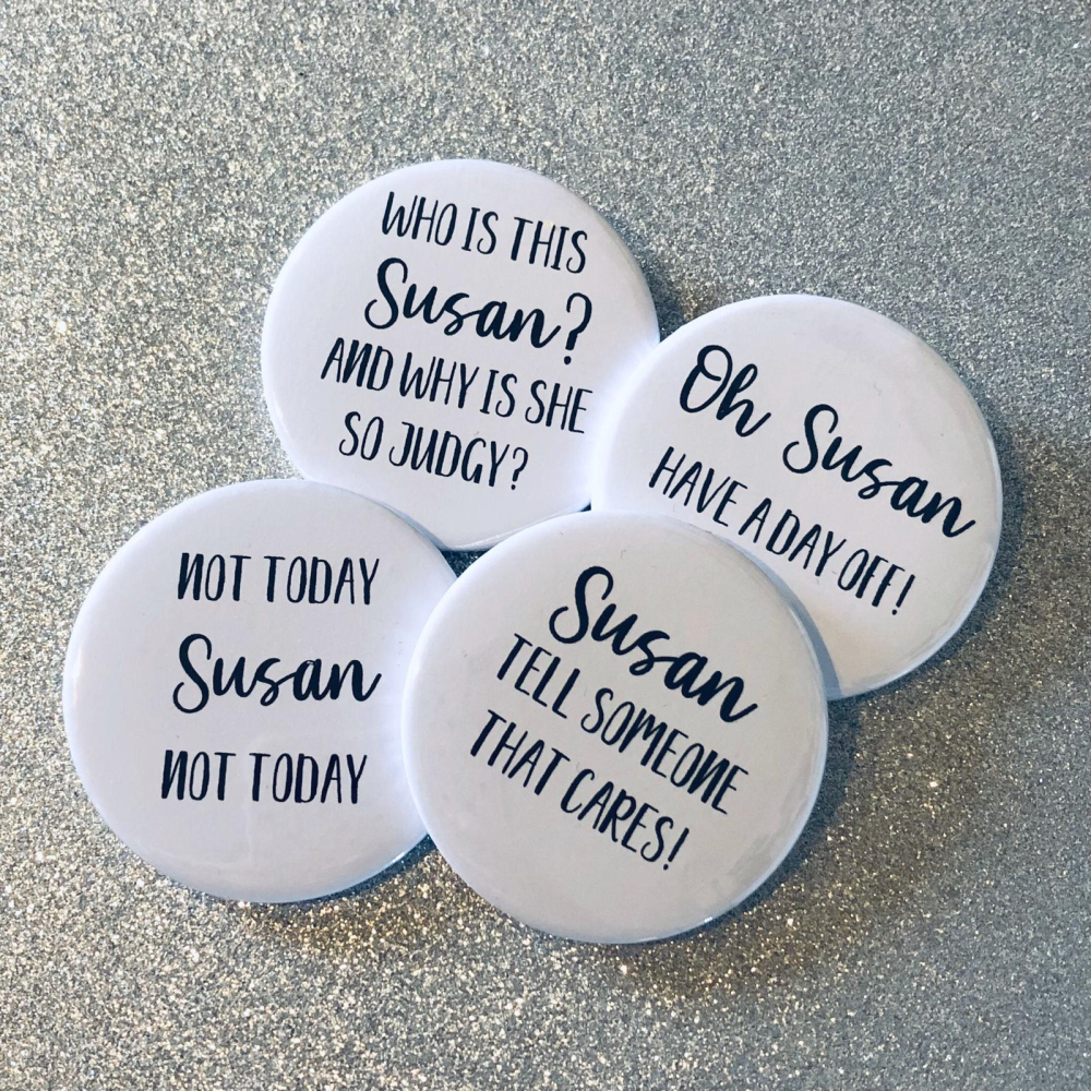 'Susan' Badge Set