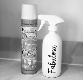 'Fabulosa' White Spray Bottle 500ML