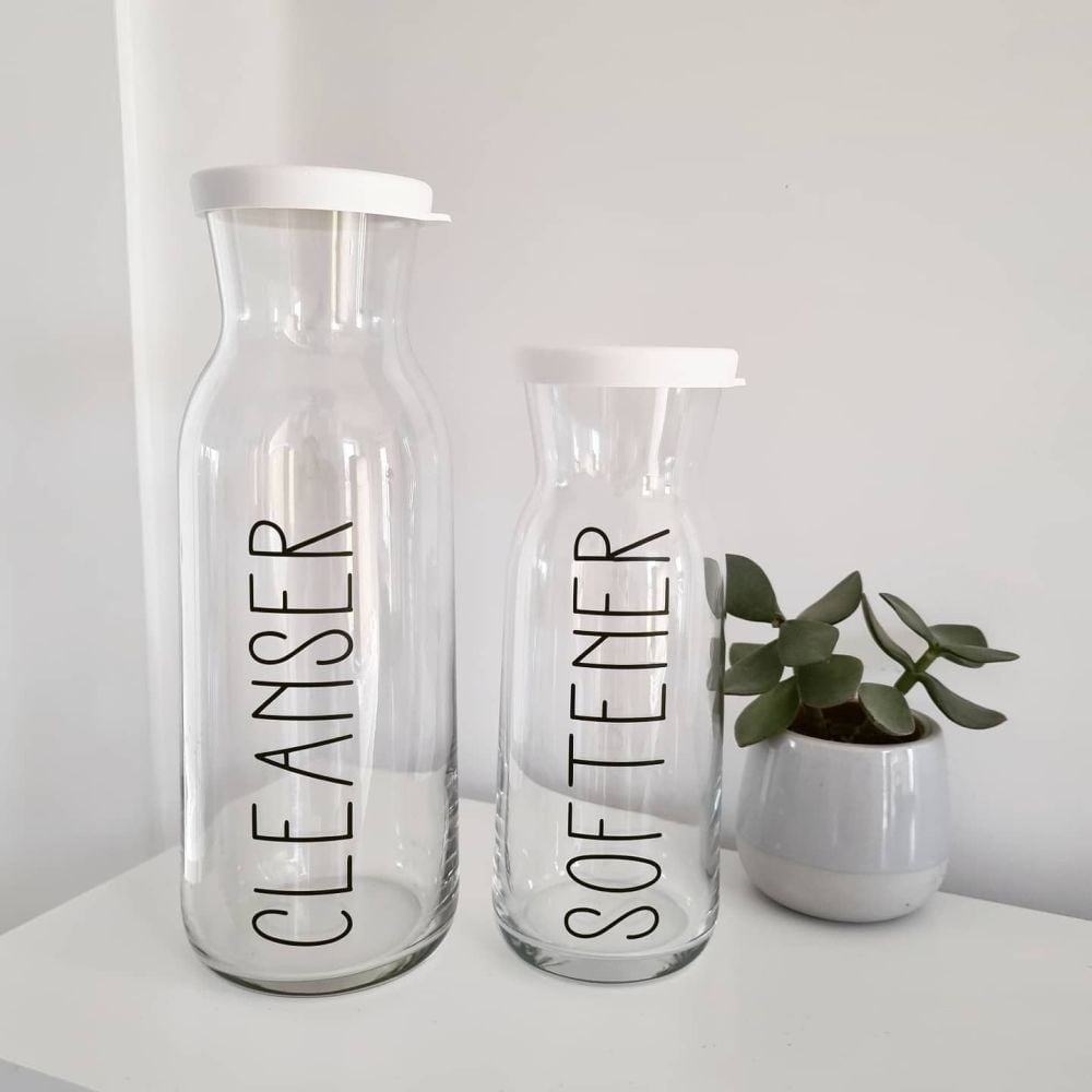 Carafe Glass Bottle with Lid