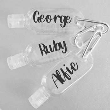 Personalised Hand Sanitiser Bottle