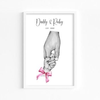 Daddy & Daughter Est. Print