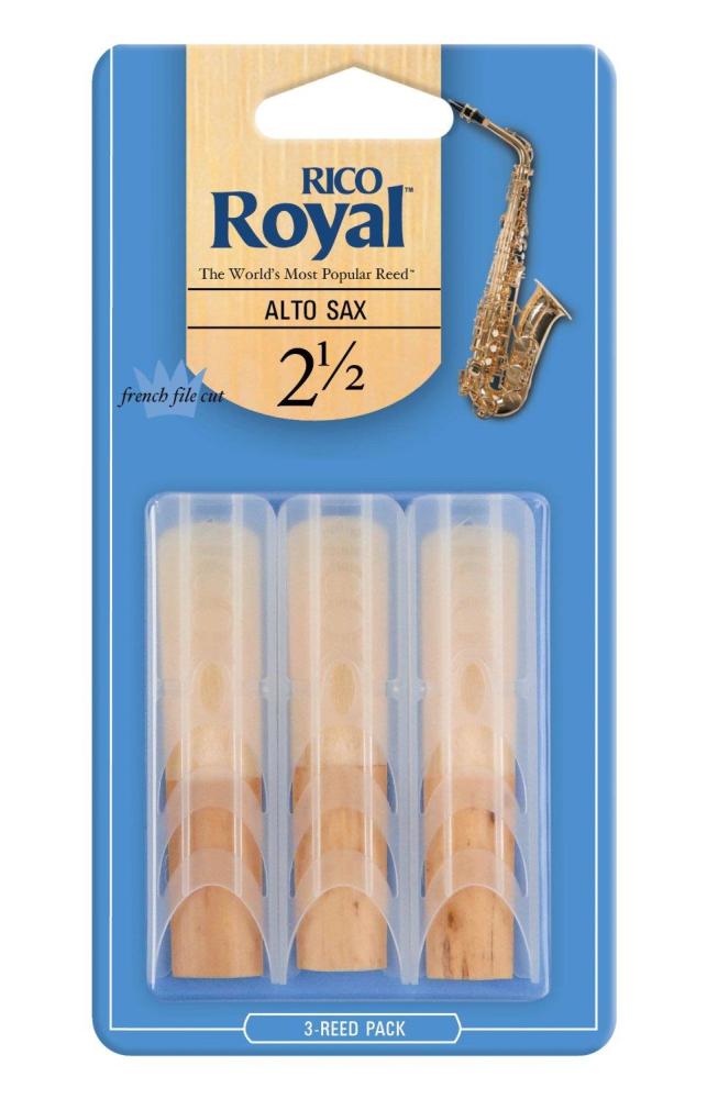 Rico Royal Alto Sax 2.5 - 3 Pack