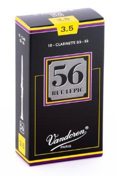 Vandoren 56 Rue Lepic Bb Clarinet Reed (Box 10) - Strength 3.5
