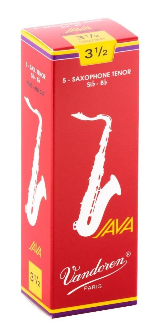 Vandoren Tenor Sax Java Red Cut Reed 3.5 (Box 5)