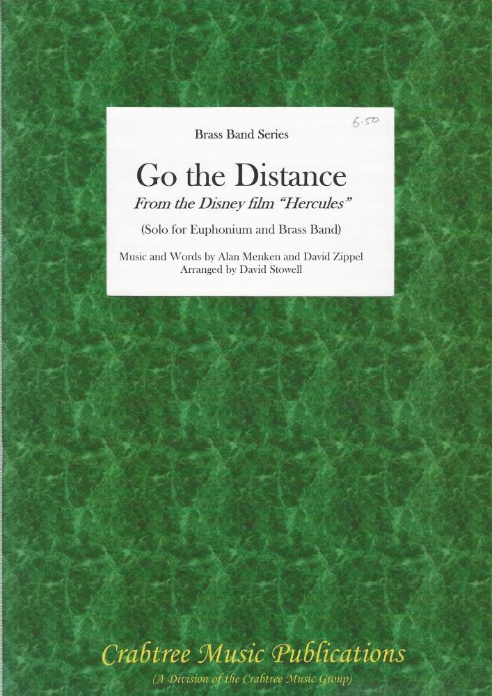 Go the Distance from 'Hercules' for Solo Euphonium and Brass Band (Score Only) - Alan Menken/David Zippel, arr. David Stowell