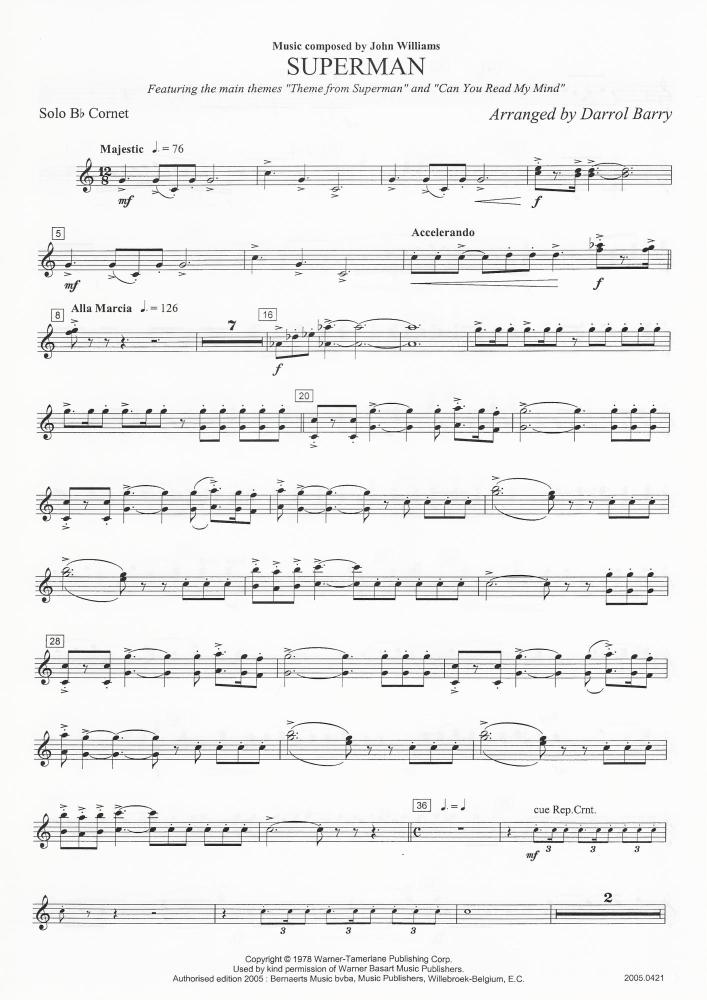 Superman for Brass Band - John Williams, arr. Darrol Barry