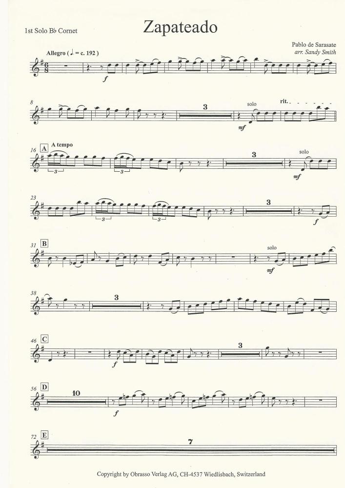 Zapateado for Brass Band - Pablo de Sarasate arr. Sandy Smith