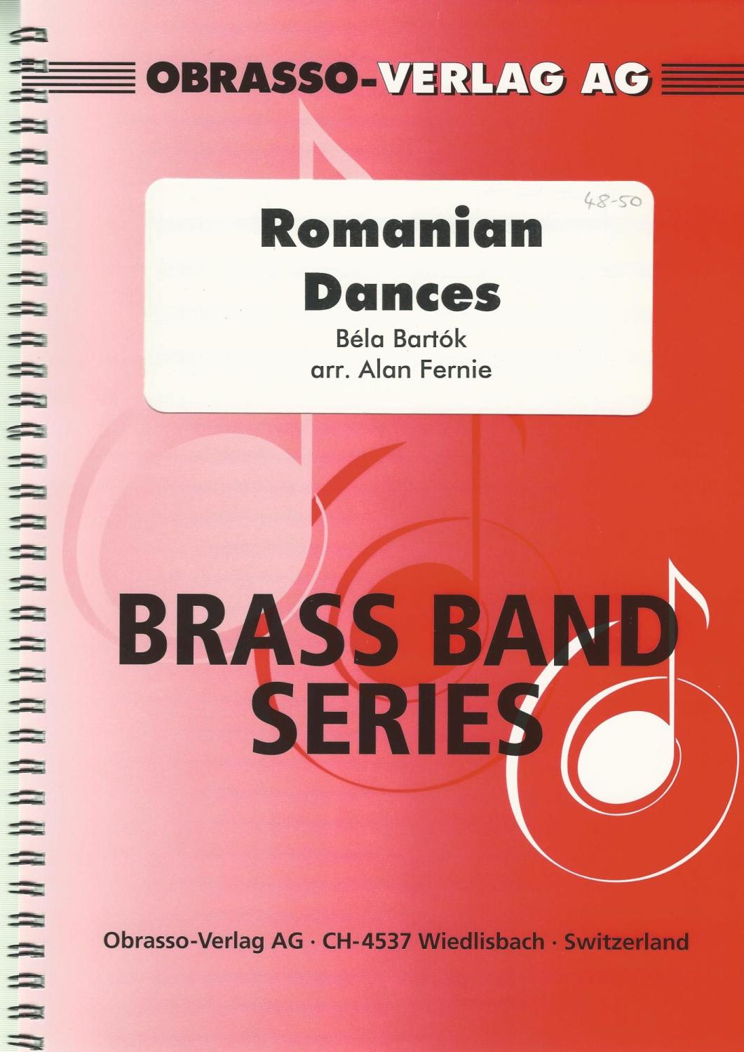 Romanian Dances for Brass Band - Bela Bartok arr. Alan Fernie