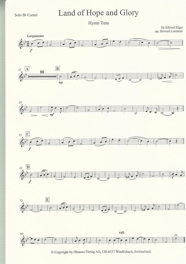 Land of Hope and Glory and The Old Celtic Cross for Brass Band - Sir Edward Elgar arr. Howard Lorriman
