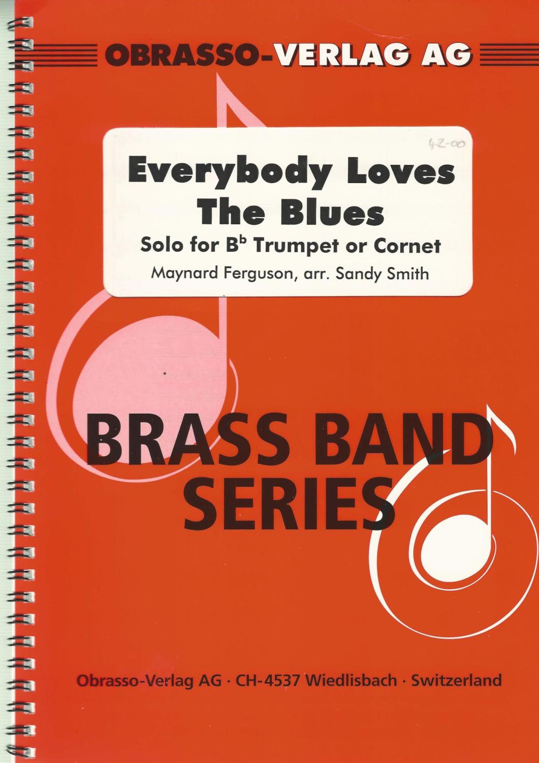 Everybody Loves The Blues - Solo for Bb Trumpet or Cornet and Brass Band - 