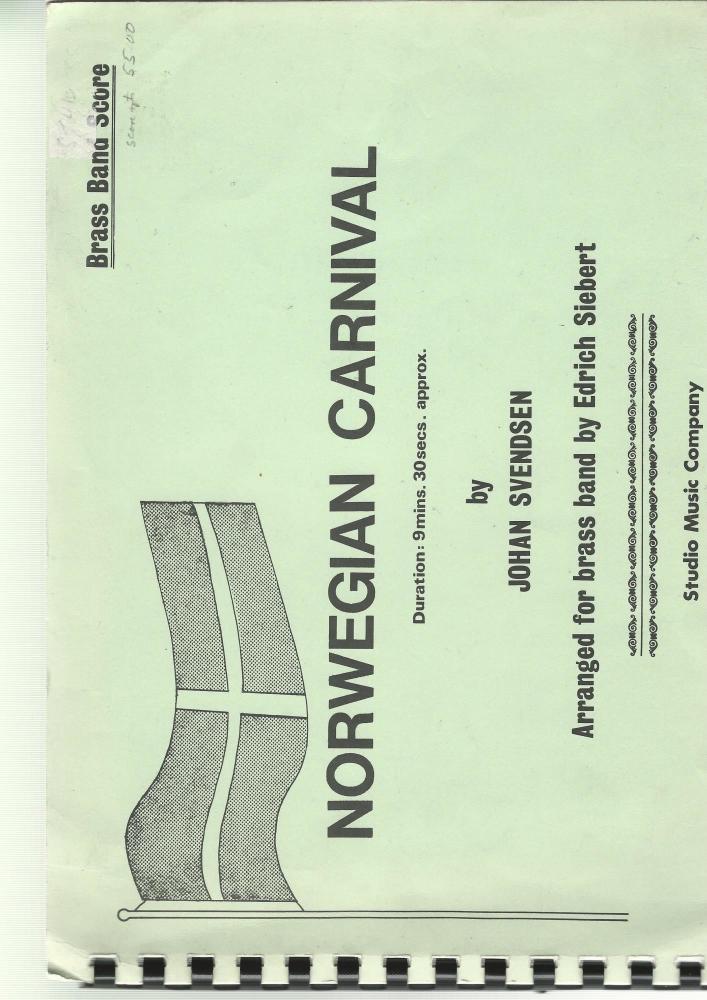 Norwegian Carnival for Brass Band - Johan Svendsen arr. Edrich Siebert