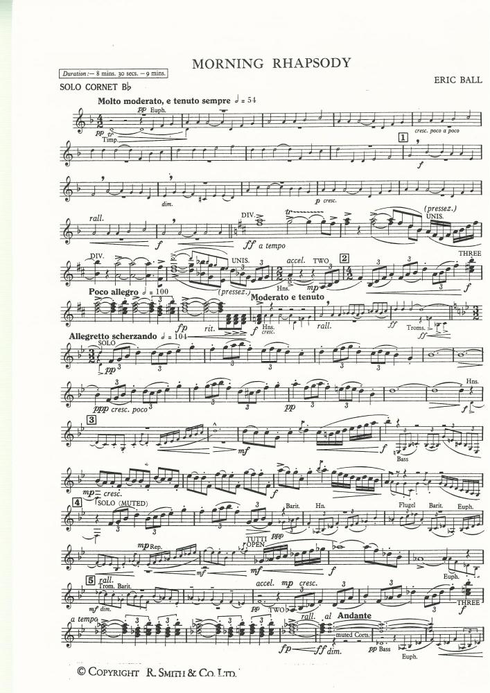 Morning Rhapsody for Brass Band - Eric Ball