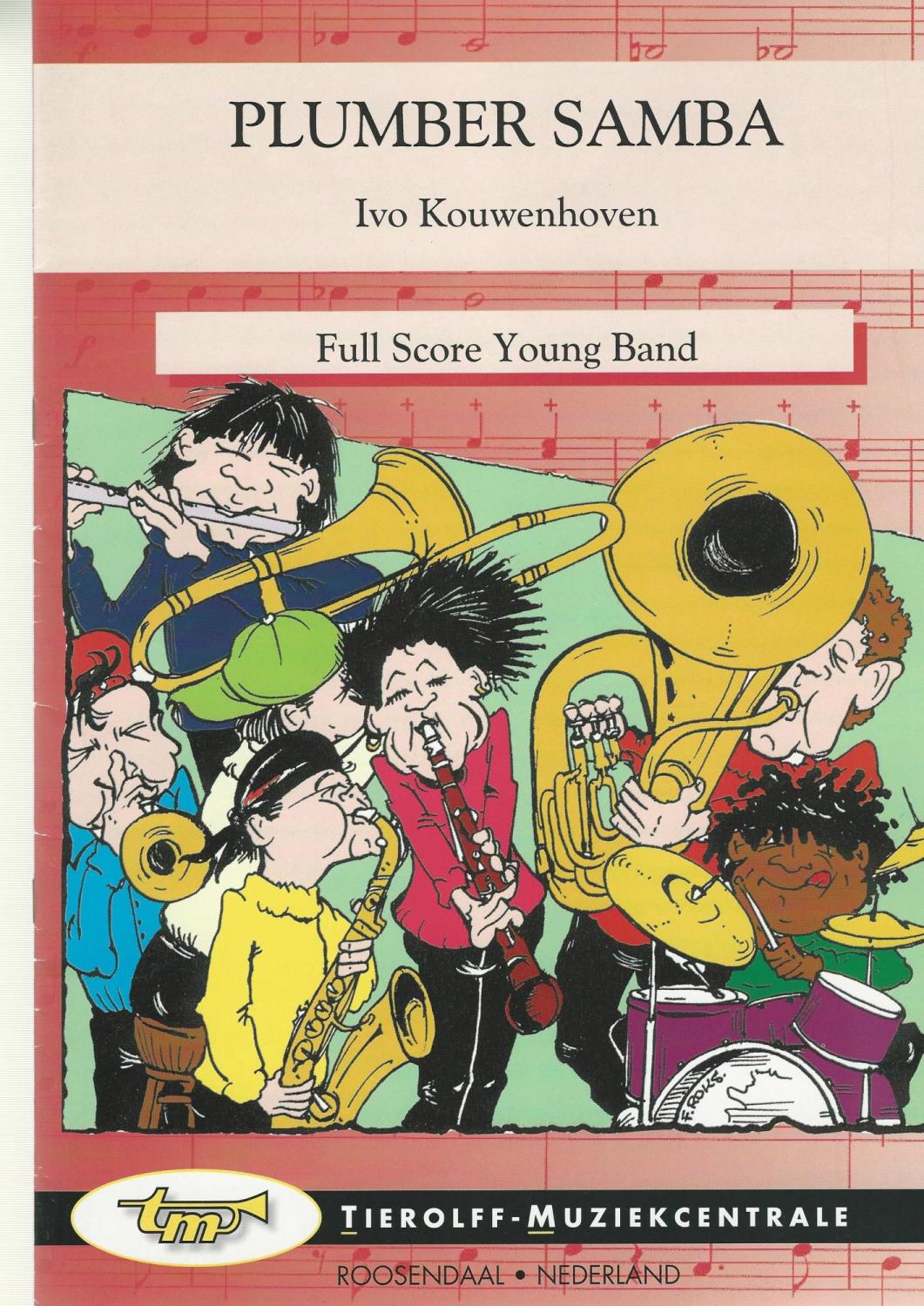 Plumber Samba for Brass Band (4-part Level 2) - Ivo Kouwenhoven