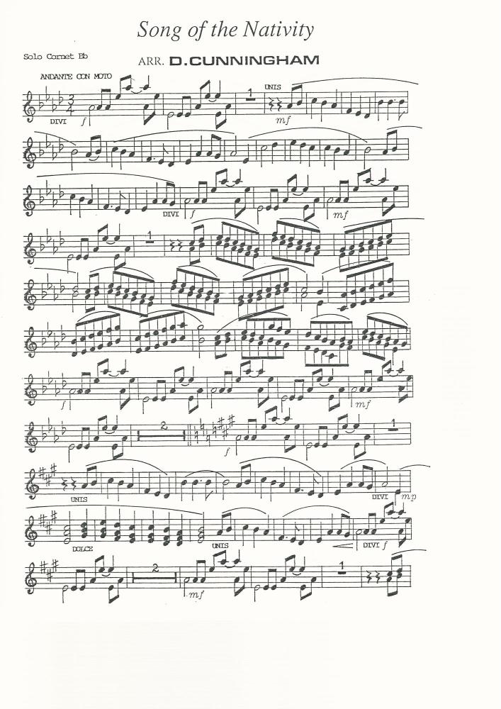 Song of the Nativity for Brass Band - arr. David Cunningham