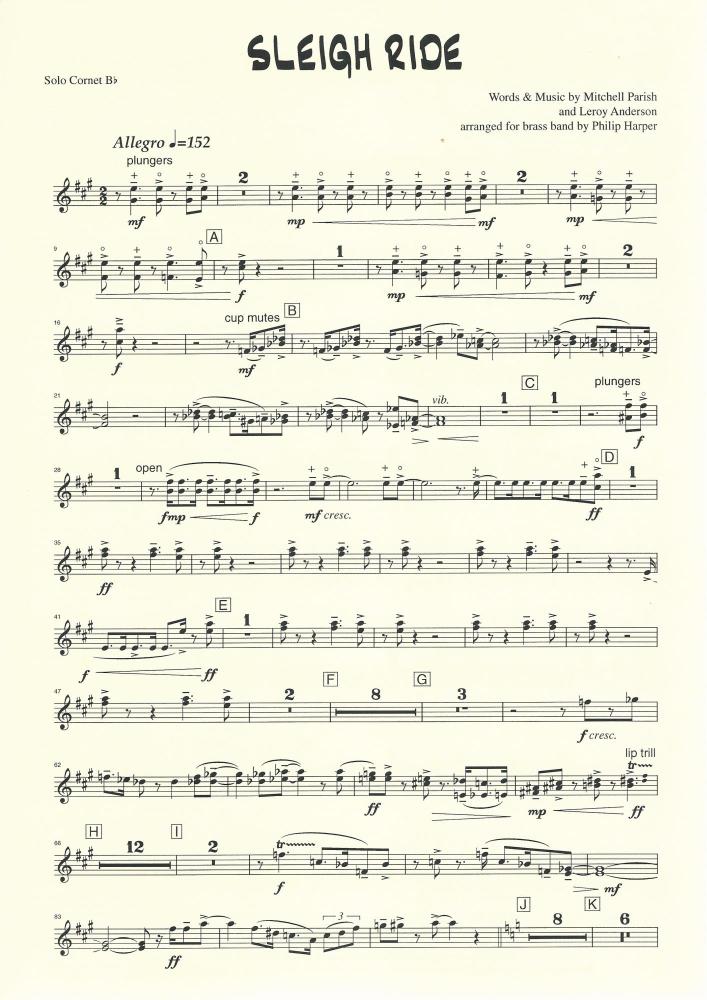 Sleigh Ride for Brass Band - arr. Philip Harper