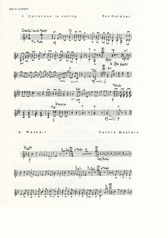 The FMP Christmas Album for Brass Band - arr. Allan Street, Dennis Masters, Ron Gardner