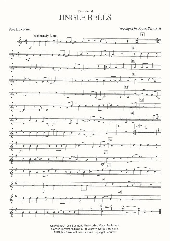 Jingle Bells for Brass Band - arr. Frank Bernaerts
