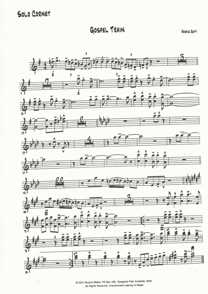Gospel Train for Brass Band - Barrie Gott