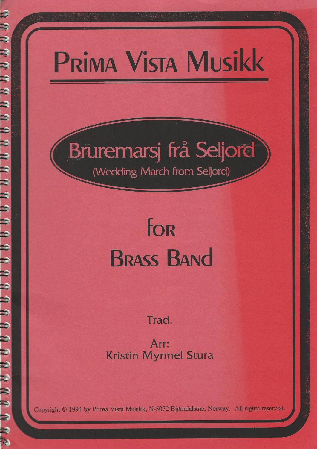 Wedding March from Seljord for Brass Band - Trad., arr. Kristen Myrmel Stur